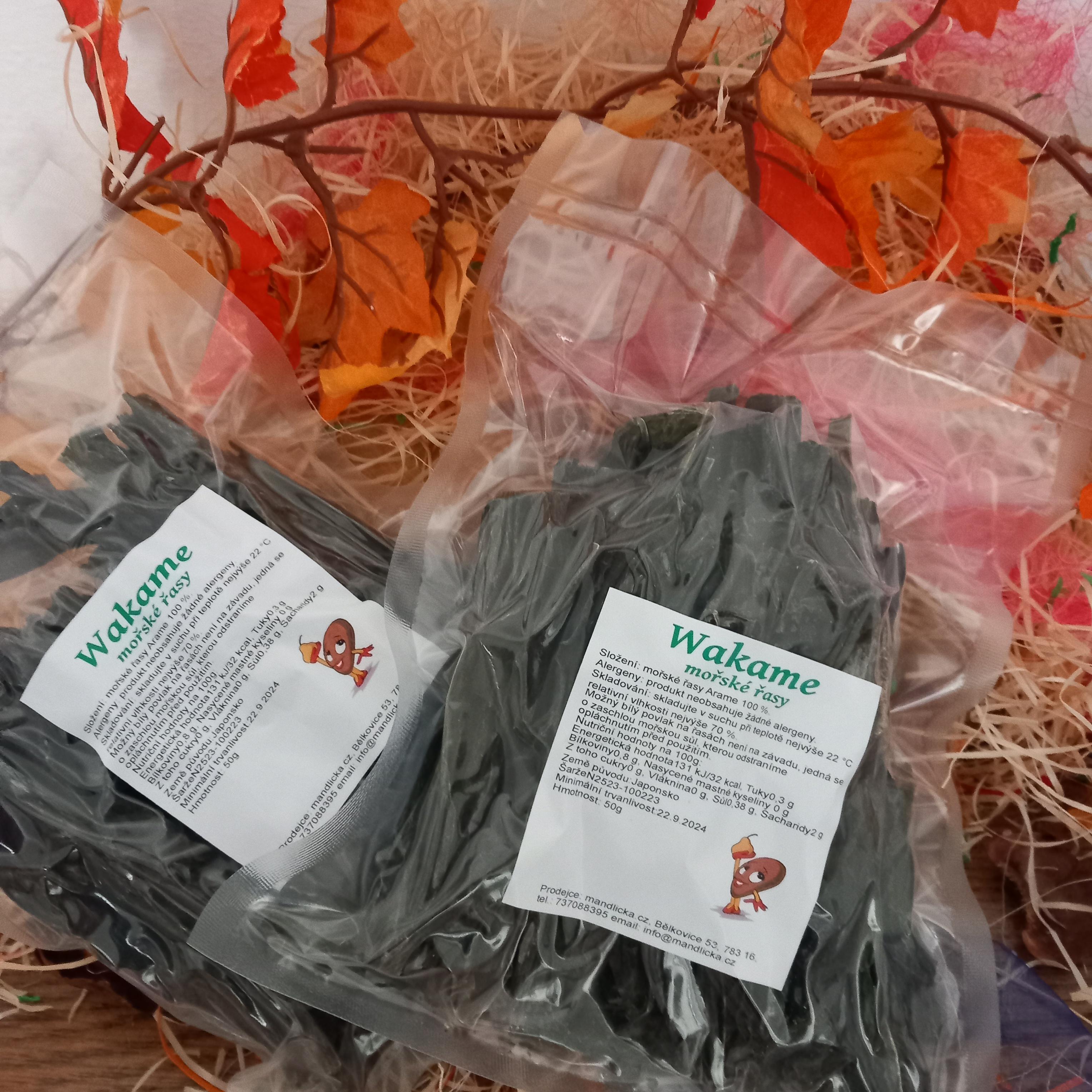 Mořské řasy Wakame 50g
